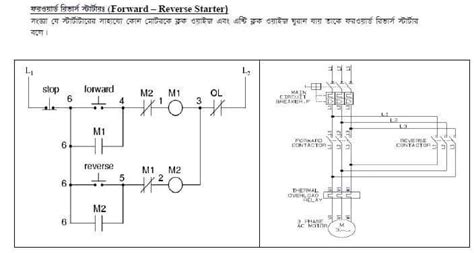 Forward Reverse Motor Starter Circuit Diagram