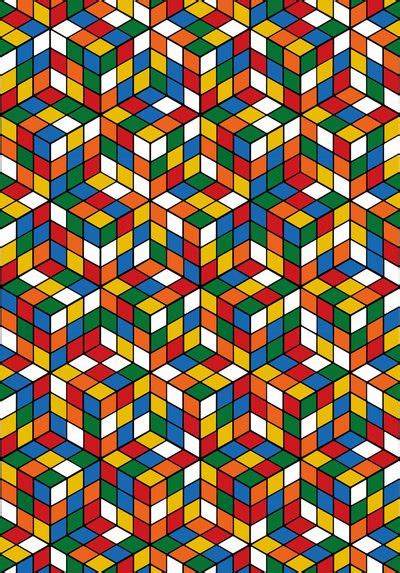 Rubiks Cubes Art Print By Driehoek Rubiks Cube Patterns Rubiks Cube Cube Pattern