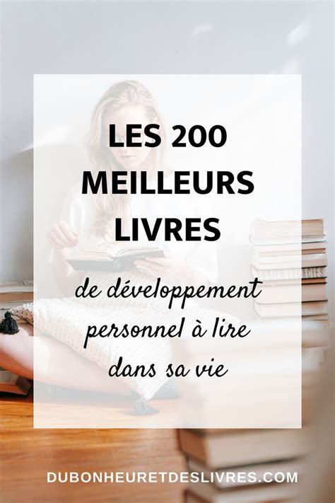 Les Meilleurs Livres De D Veloppement Personnel Lire Dans Sa Vie