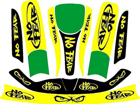 Lotus Vinyl Kart Sticker Kit For Kg Unico Pods Nosecone Nassau Panel