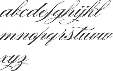 MyFonts: Spencerian script typefaces