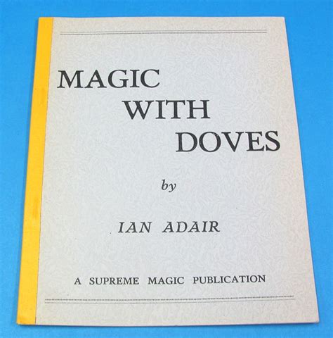 Ian Adairs Dove Magic Books Plus Lot Of 10 Different Winklers