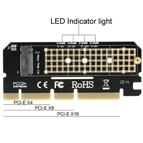 M Nvme Ssd Ngff To Pcie X X X Adapter M Key Interface Card