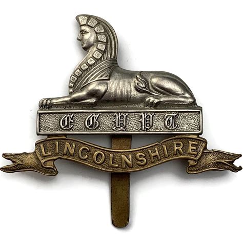 Ww1 Lincolnshire Regiment Cap Badge