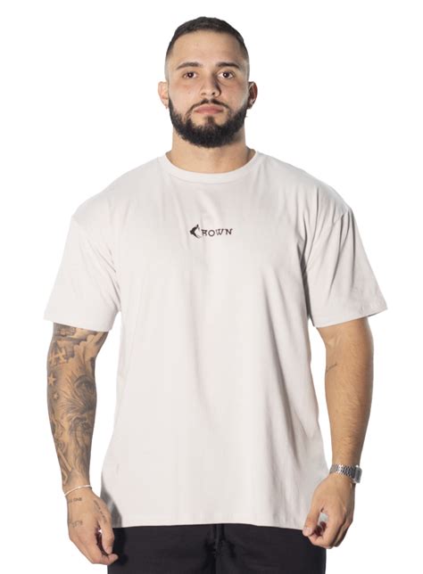 Camiseta Oversized Preta Crown Training