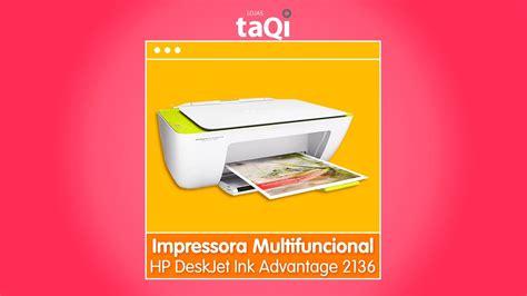 Impressora Multifuncional HP DeskJet Ink Advantage 2136 YouTube