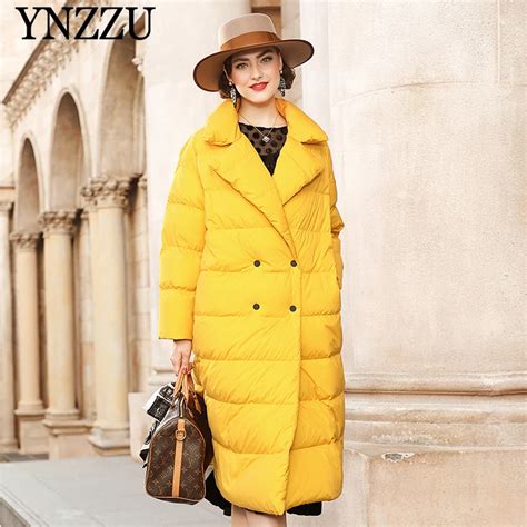 Women Winter Large Size Down Jacket 2021 New Fashion Double Breasted Female Outwear Oversize