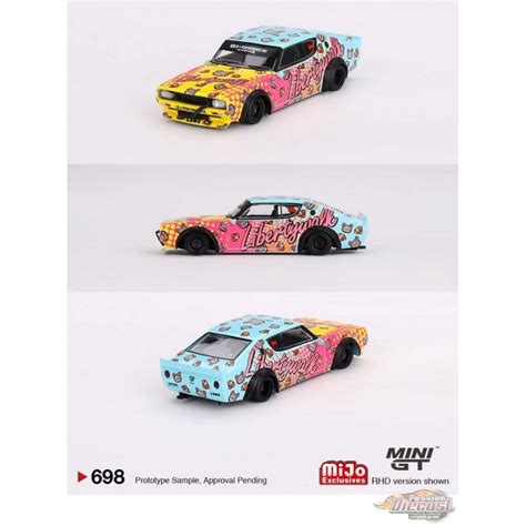 Nissan Skyline Kenmeri Liberty Walk Lbwk Kuma Mini Gt 1 64 Mgt00698 Passion Diecast