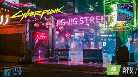 Cyberpunk 2077 Free Roam At Night In Jig Jig Street 4K Gameplay