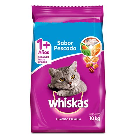 Whiskas Alimento Seco Para Gato Adulto Sabor Pescado 10kg