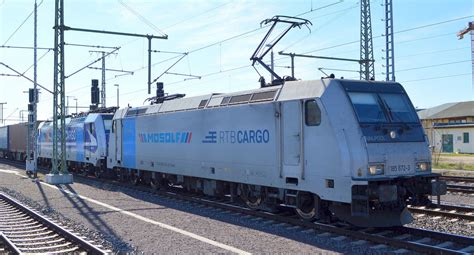 RTB CARGO GmbH Düren D mit der Railpool Lok 185 672 3 NVR Nummer