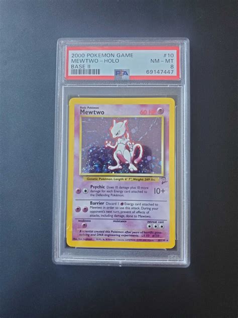 Mavin Pokemon Base Set Holo Mewtwo Psa Mint