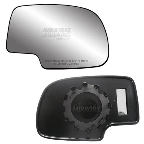 Fits 00 06 Chevrolet Tahoe Passenger Side Mirror Glass With Back Plate