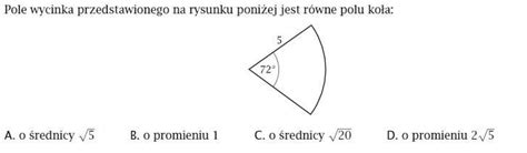 Pole Wycinka Przedstawionego Na Rysunku Poni Ej Jest R Wne Polu Ko A