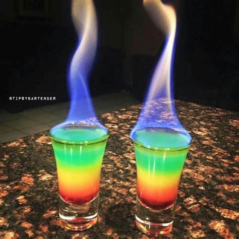 Flaming Rainbows Watch us make Rainbow Shots: https://youtu.be ...