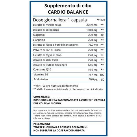 UD Cardio Balance Integratore Alimentare Salute Cardiovascolare