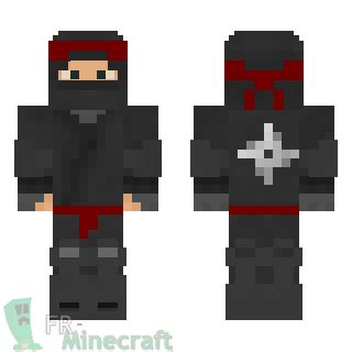 Minecraft Ninja Skin Layout