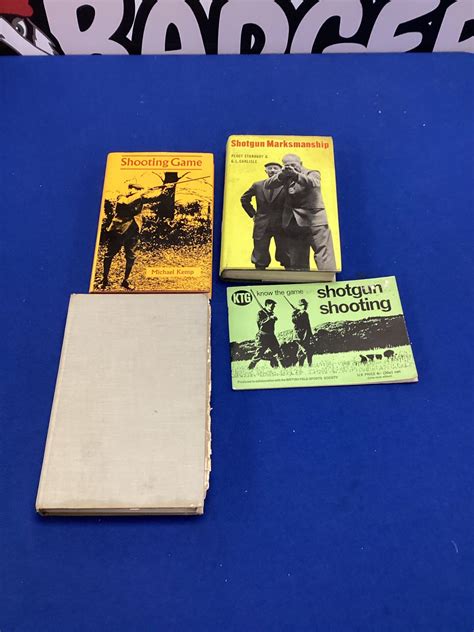Three shooting books inc shotgun shooting & shotgun marksman – Badgers