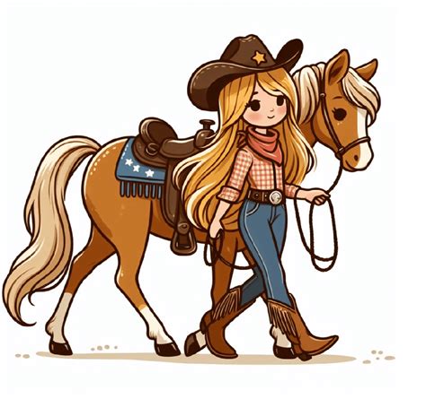 Cowgirl Clipart Clipartlibcom