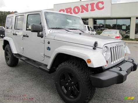 Sahara Polar Silver 2014 2012 Wrangler Unlimited Sahara Arctic Edition 4x4 Bright Silver