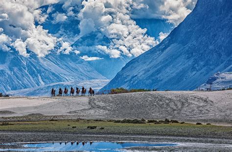 How To Reach Nubra Valley By Bus Bike Private Vehicle Leh Ladakh