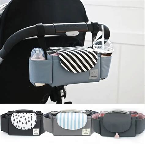 Pushchair Stroller Organizer Bag Pouch Infant Baby Stroller Accessories ...