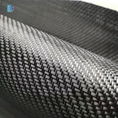 China Factory K Gsm Plain Twill Weave Carbon Fiber Fabric Carbon