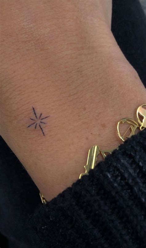 75 Unique Small Tattoo Designs Ideas A Starburst Wrist Tattoo I