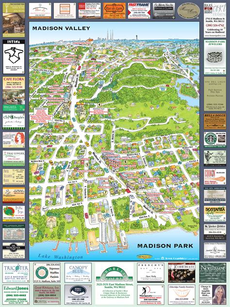 Madison Park tourist map - madison park washington • mappery