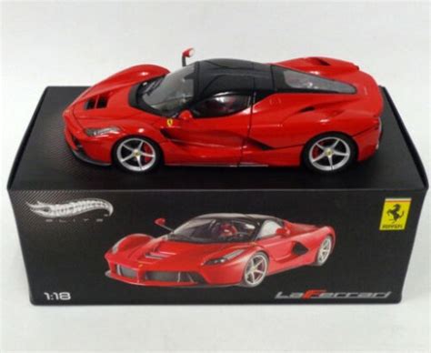 Cars HOT WHEELS ELITE 1 18 FERRARI LA FERRARI 2013 RED L EDITION