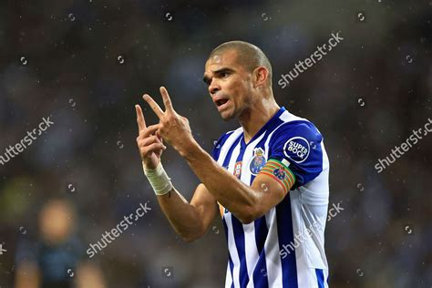 Portos Pepe Gestures During Champions League Editorial Stock Photo - Stock Image | Shutterstock