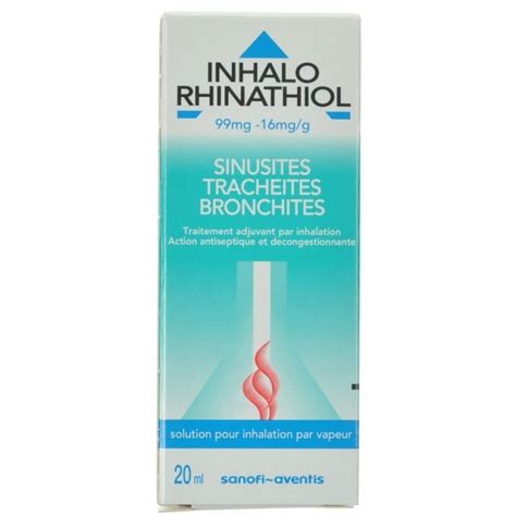 Inhalo Rhinathiol 20ml Solution Pour Inhalation Par Vapeur Acheter En