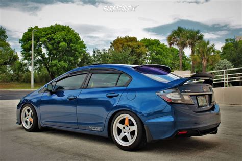 2013 Honda Civic Si With 17x9 Kansei Knp And Road Hugger 225x45 On