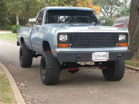 1989 Dodge Ram Cummins 59l Turbo Diesel Pickup 4wd For Sale