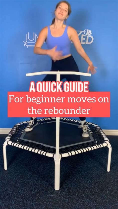 Still Getting Comfortable On Your Rebounder Try These Moves To Help 😊 Beginner Workout