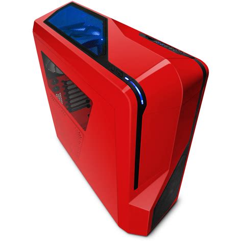 Nzxt Phantom 410 Mid Tower Case Red Ca Ph410 R1 Bandh Photo