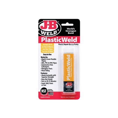 Jb Weld For Plastic Repair