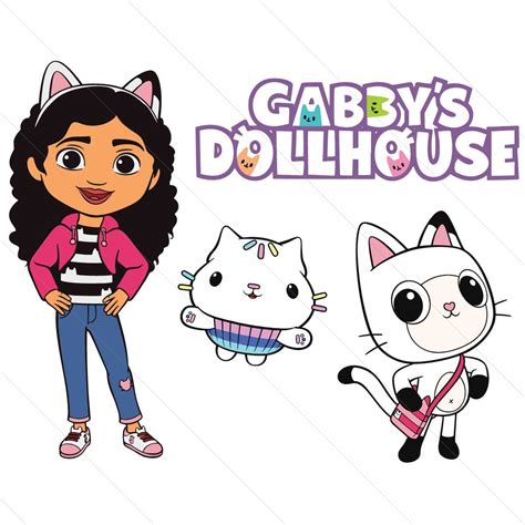 Gabbys Dollhouse Svg Bundle Trending Svg Gabby Dollhouse S Inspire