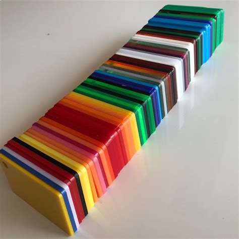 Colored Plexiglass Coloured Perspex PMMA Sheet Laminated Acrylic