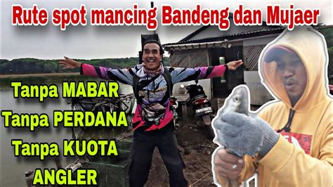 Rute Mancing Harian Bandeng Dan Mujaer Youtube