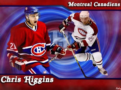 Christopher Higgins 4 Les Canadiens De Montréal Montreal Canadiens