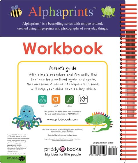 Alphaprints Wipe Clean Workbook ABC Priddy Books