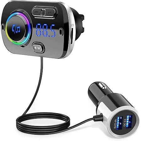 Amazon Bluetooth FM Transmitter Car Adapter Support Wireless