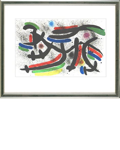 Joan Miró Sternschnuppen ARTEVIVA Original Kunst