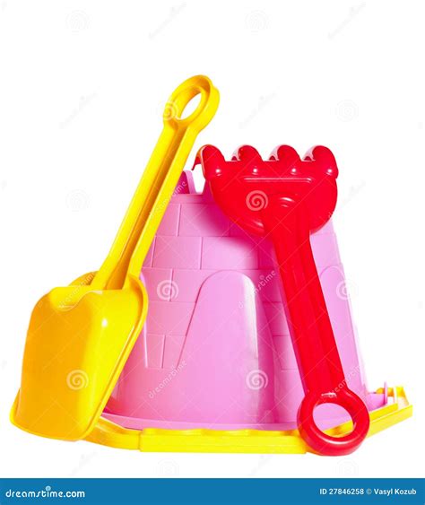 Baby Bucket, Spade and Rake Stock Photo - Image of spatula, play: 27846258