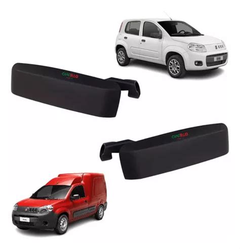 Kit X Manijas Puertas Delanteras Fiat Uno Fiorino Novo