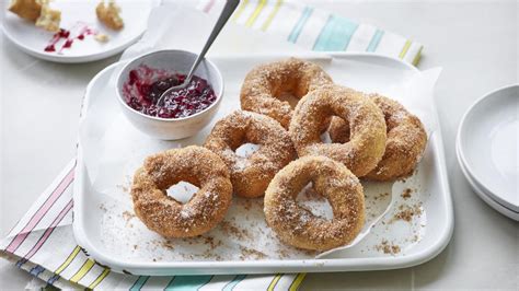 Fresh Jam Doughnuts Recipe Bbc Food