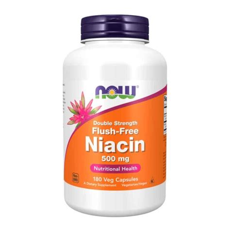 Niacin Mg Double Strength Flush Free Veg Capsules Cooks