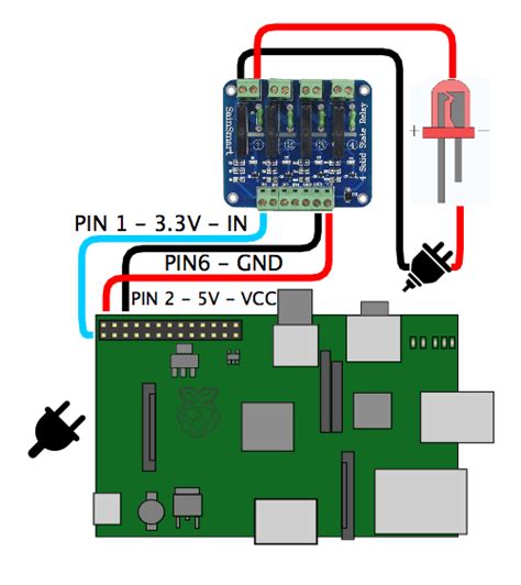 Solid State Relay Arduino Schematic