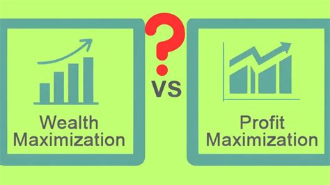 Profit Maximization Vs Wealth Maximization Explained How What Why